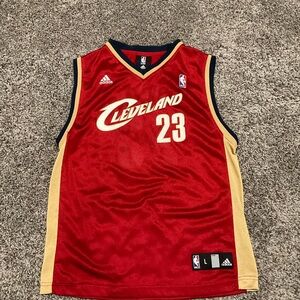 Cleveland Cavaliers #23 Lebron James Youth Large Adidas Basketball Jersey NBA